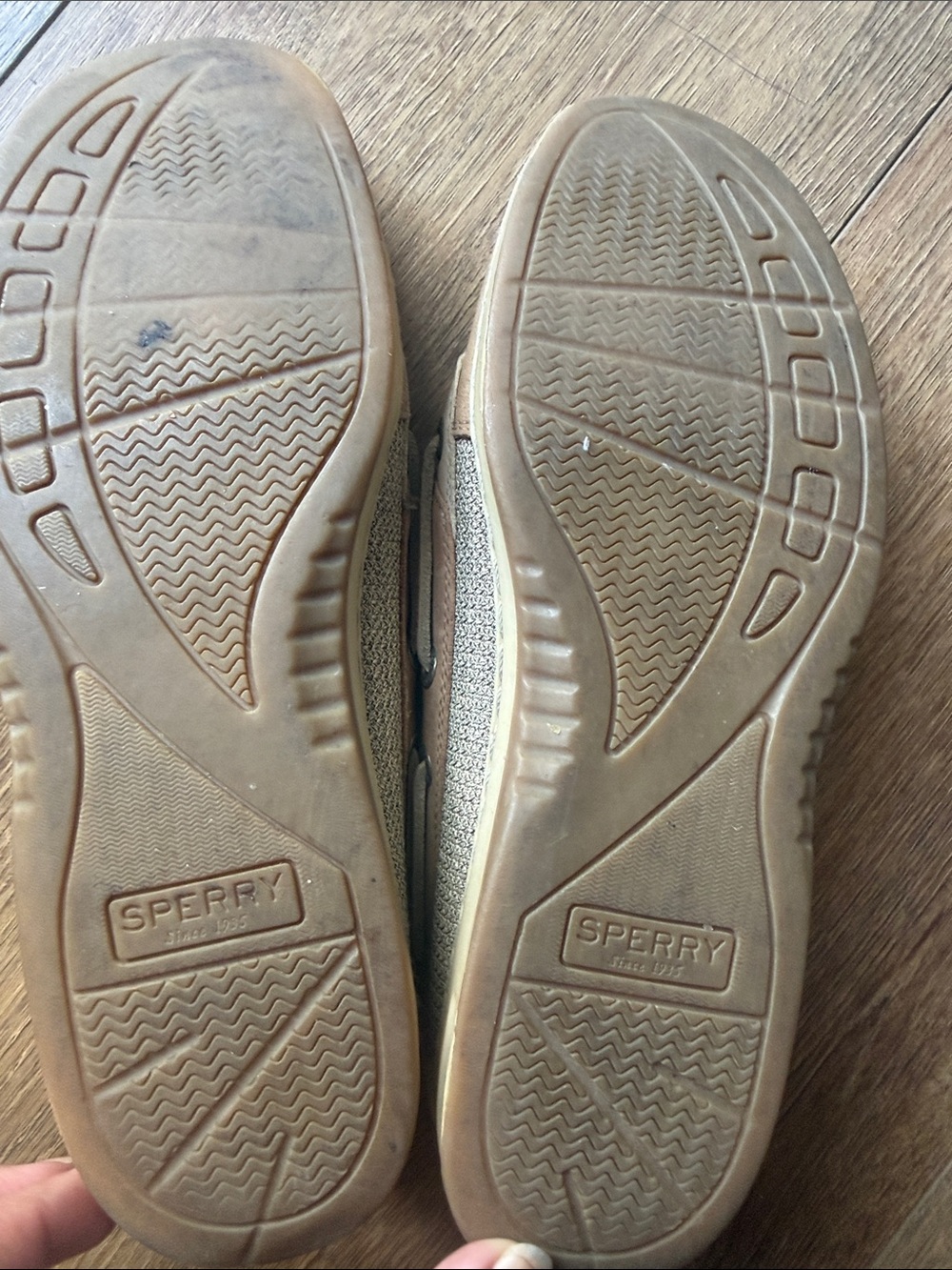 Sperry Classic Tan Leather Lace-Up Boat Shoes. Size 8.5 - Picture 5 of 8